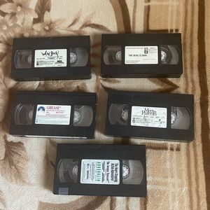 VHS Movies Bundle of 5